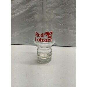Vintage Red Lobster Hurricane Glass